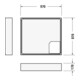 Duravit Bac à douche rectangulaire D-Code 100x90x8,5 cm, blanc