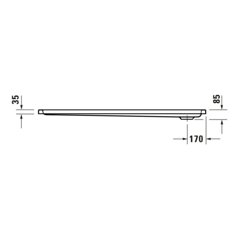Duravit Bac à douche rectangulaire D-Code 150x90x8,5 cm, blanc