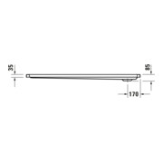 Duravit Bac à douche rectangulaire D-Code 150x90x8,5 cm, blanc-3