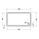 Duravit Bac à douche rectangulaire D-Code 160x90x8,5 cm, blanc-4