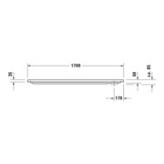 Duravit Bac à douche rectangulaire D-Code 170x70x8,5 cm, blanc-5