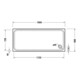 Duravit Bac à douche rectangulaire D-Code 180x80x8,5 cm, blanc-3
