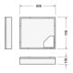 Duravit Bac à douche rectangulaire D-Code 90x80x8,5 cm, blanc-4