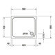 Duravit Bac à douche rectangulaire D-Code 90x80x8,5 cm, blanc