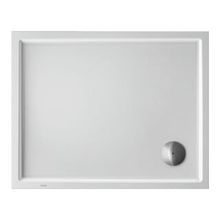 Duravit Bac à douche rectangulaire Starck Slimline 100x80x5 cm, antidérapant, blanc