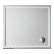 Duravit Bac à douche rectangulaire Starck Slimline 100x90x5 cm, antidérapant, blanc