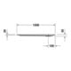Duravit Bac à douche rectangulaire Starck Slimline 100x90x5 cm, antidérapant, blanc