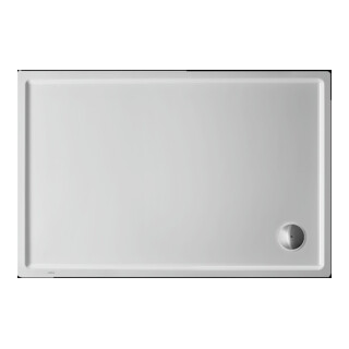 Duravit Bac à douche rectangulaire Starck Slimline 120x80x5,5 cm, antidérapant, blanc