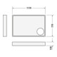 Duravit Bac à douche rectangulaire Starck Slimline 120x80x5,5 cm, antidérapant, blanc