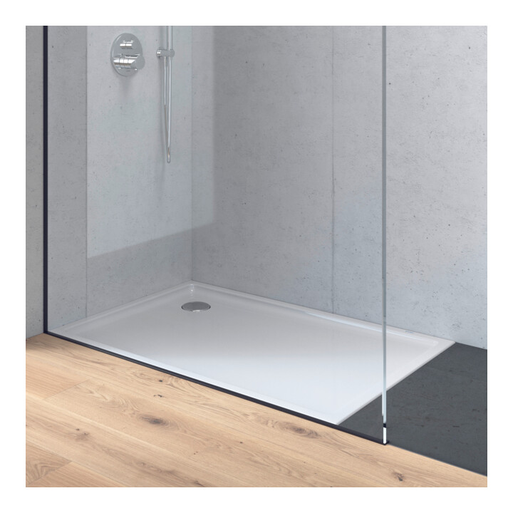 Duravit Bac à douche rectangulaire Starck Slimline 120x80x5,5 cm, antidérapant, blanc