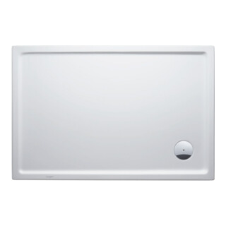 Duravit Bac à douche rectangulaire Starck Slimline 130x90x6 cm, antidérapant, blanc