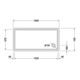 Duravit Bac à douche rectangulaire Starck Slimline 150x75x6 cm, antidérapant, blanc