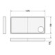 Duravit Bac à douche rectangulaire Starck Slimline 150x75x6 cm, blanc-4