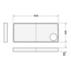 Duravit Bac à douche rectangulaire Starck Slimline 160x70x6 cm, antidérapant, blanc