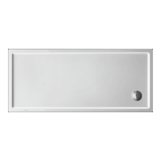 Duravit Bac à douche rectangulaire Starck Slimline 160x70x6 cm, blanc