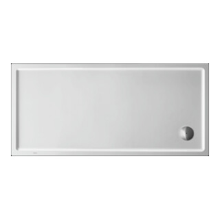 Duravit Bac à douche rectangulaire Starck Slimline 160x75x6cm, blanc