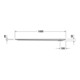 Duravit Bac à douche rectangulaire Starck Slimline 160x75x6cm, blanc