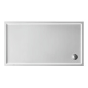 Duravit Bac à douche rectangulaire Starck Slimline 160x90x6 cm, antidérapant, blanc