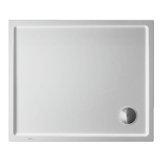 Duravit Bac à douche rectangulaire Starck Slimline 90x75x4,5 cm, antidérapant, blanc