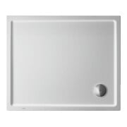 Duravit Bac à douche rectangulaire Starck Slimline 90x75x4,5 cm, antidérapant, blanc
