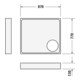 Duravit Bac à douche rectangulaire Starck Slimline 90x80x4,5 cm, blanc