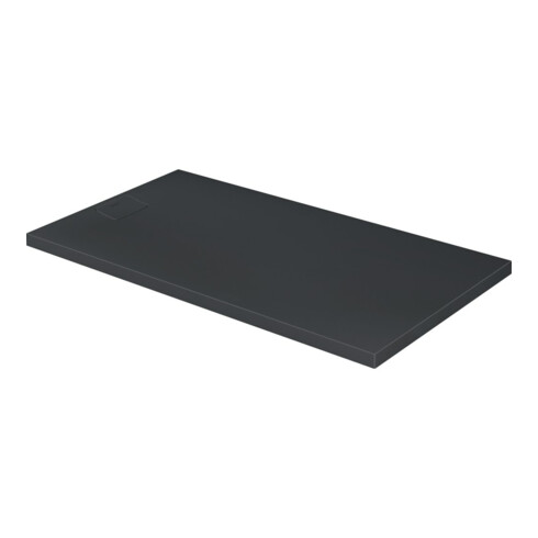Duravit Bac à douche rectangulaire Stonetto 160x90x5 cm, anthracite