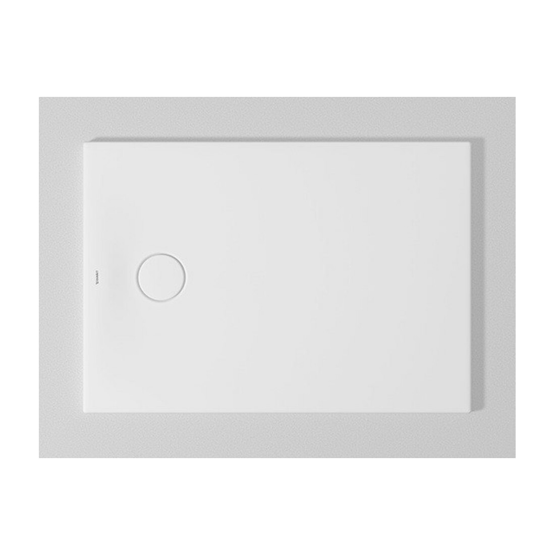 Duravit Bac à douche rectangulaire Tempano 100x70x4 cm, affleurant, antidérapant, blanc
