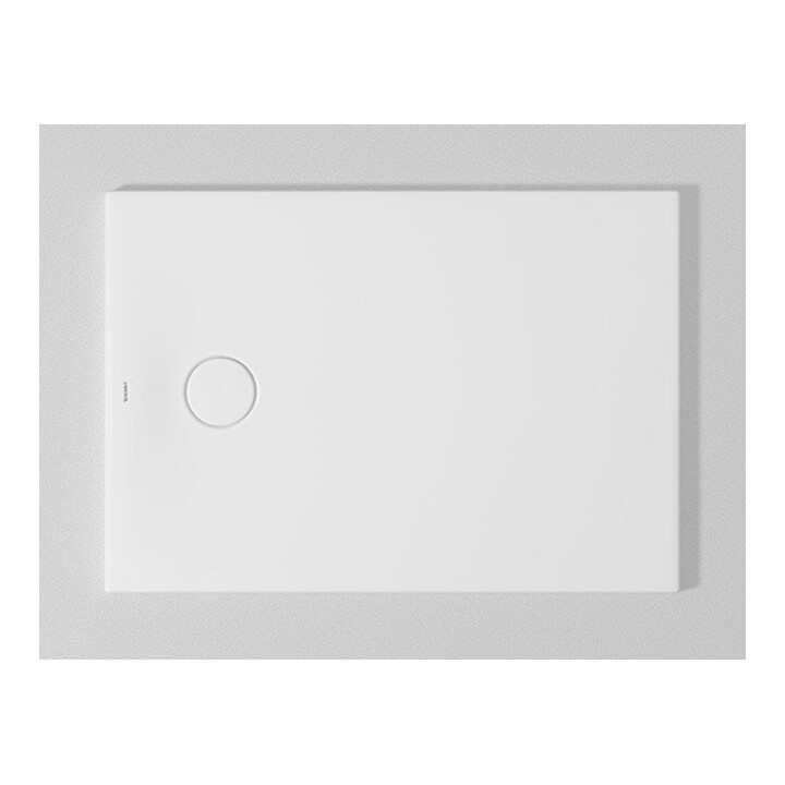 Duravit Bac à douche rectangulaire Tempano 100x70x4 cm, blanc, affleurant au sol