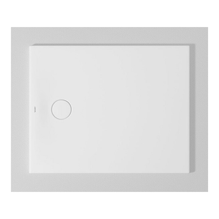 Duravit Bac à douche rectangulaire Tempano 100x80x4 cm, blanc, affleurant au sol