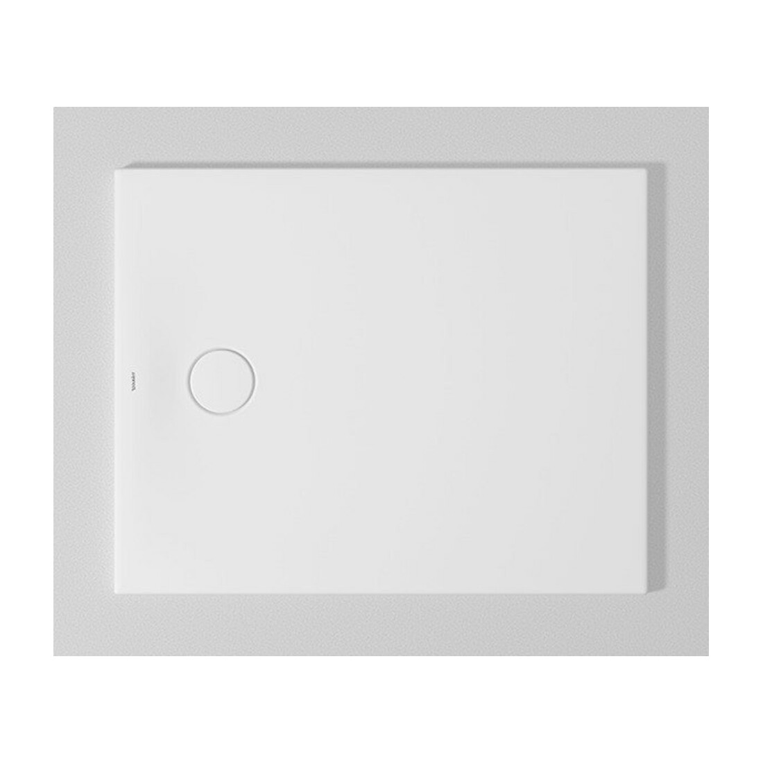 Duravit Bac à douche rectangulaire Tempano 100x80x4 cm, blanc, affleurant au sol