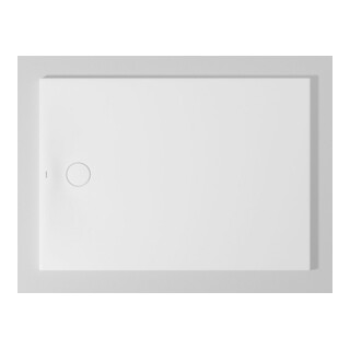 Duravit Bac à douche rectangulaire Tempano 140x100x4,5 cm, affleurant, AS, blanc