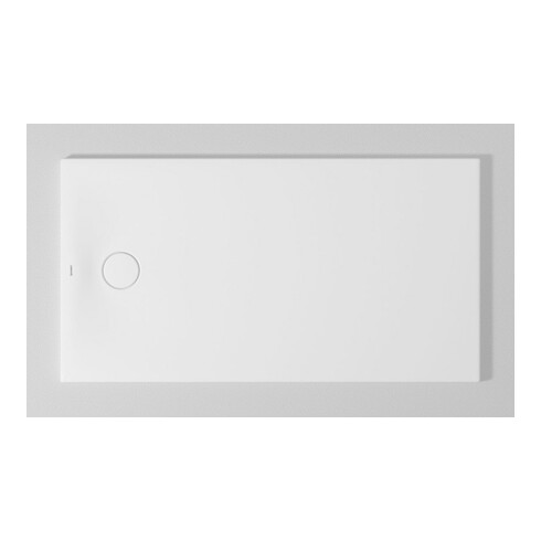 Duravit Bac à douche rectangulaire Tempano 140x75x4,5 cm, affleurant, blanc