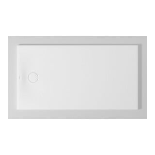 Duravit Bac à douche rectangulaire Tempano 150x80x5 cm, affleurant, blanc