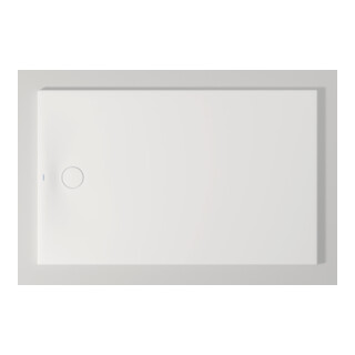 Duravit Bac à douche rectangulaire Tempano 160x100x5 cm, affleurant, blanc