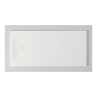 Duravit Bac à douche rectangulaire Tempano 160x75x5 cm, affleurant, blanc