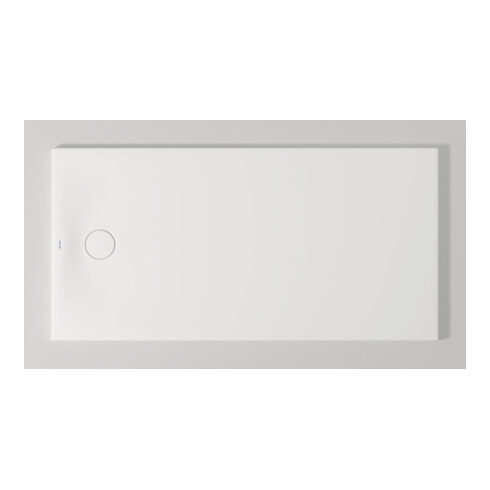 Duravit Bac à douche rectangulaire Tempano 160x80x5 cm, affleurant, blanc