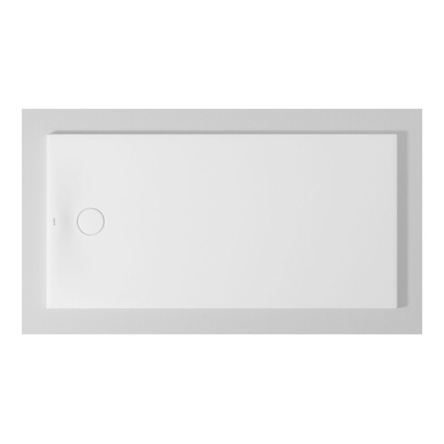 Duravit Bac à douche rectangulaire Tempano 160x80x5 cm, affleurant, blanc