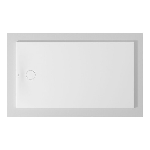 Duravit Bac à douche rectangulaire Tempano 160x90x5 cm, affleurant, blanc