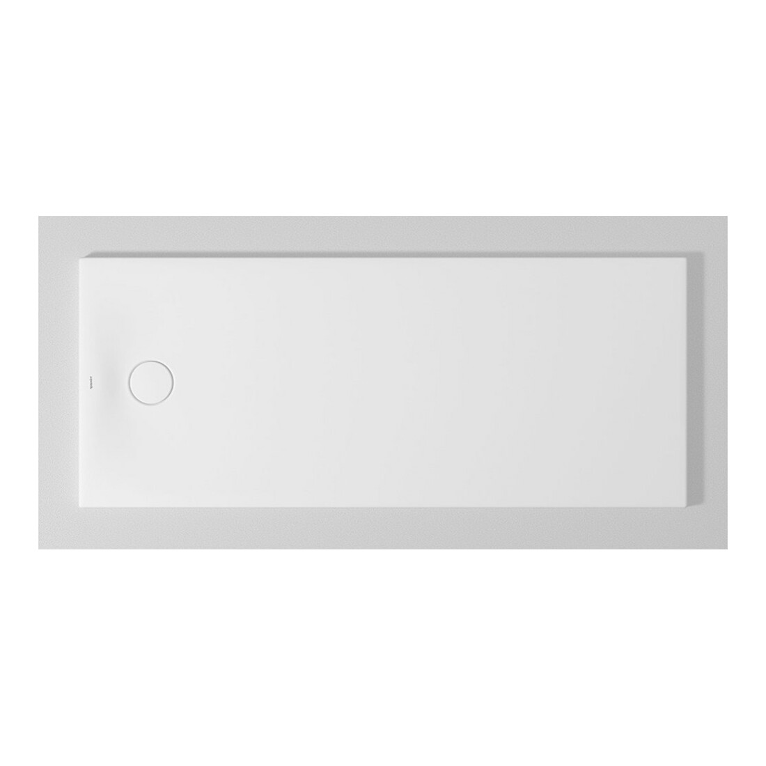 Duravit Bac à douche rectangulaire Tempano 170x70x5 cm, affleurant, antidérapant, blanc
