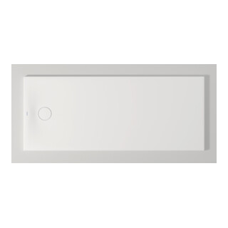 Duravit Bac à douche rectangulaire Tempano 170x70x5 cm, blanc, affleurant au sol