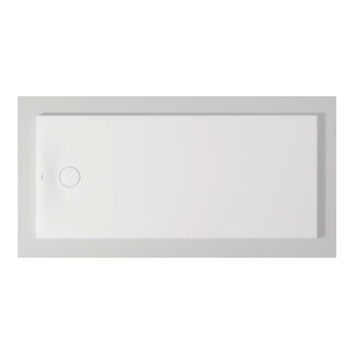 Duravit Bac à douche rectangulaire Tempano 170x75x5 cm, blanc, affleurant au sol