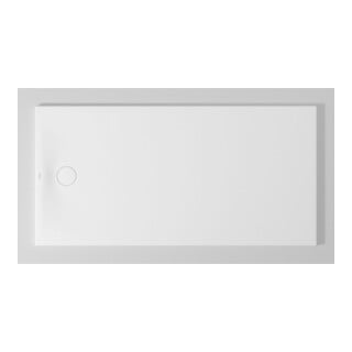 Duravit Bac à douche rectangulaire Tempano 180x90x5,5 cm, affleurant, AS, blanc