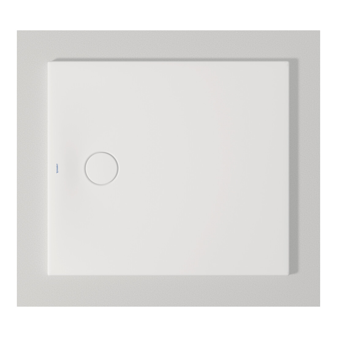 Duravit Bac à douche rectangulaire Tempano 90x80x4 cm, blanc, affleurant au sol