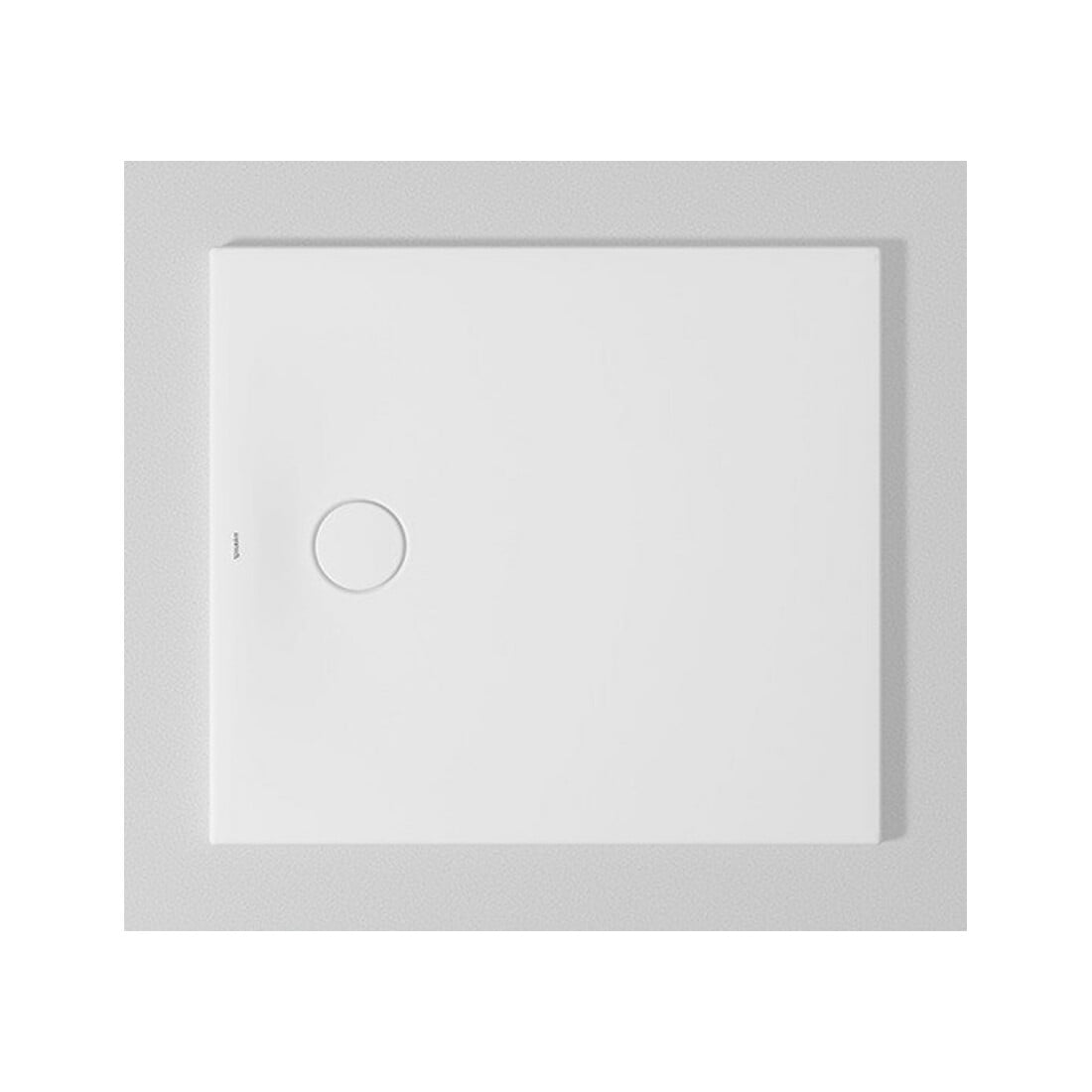 Duravit Bac à douche rectangulaire Tempano 90x80x4 cm, blanc, affleurant au sol