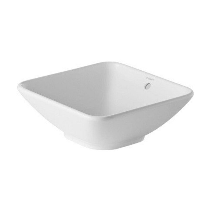 Duravit Bacino lavabo à poser 42x42 cm, sans trop-plein, blanc