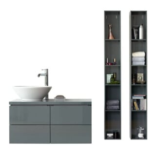 Duravit Bacino Lavabo à poser d 42 cm, sans trou robinet, avec trop-plein, blanc