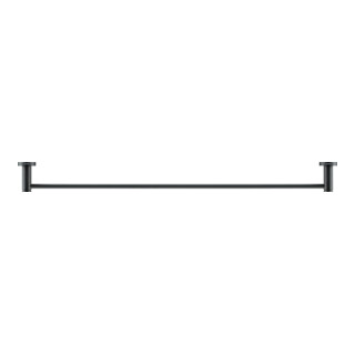 Duravit Badetuchhalter D-Code 84,8x4,8x8cm, schwarz matt, wandhängend