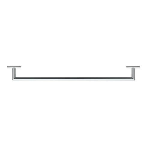 Duravit Badetuchhalter Karree 66,8x7cm, chrom
