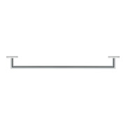 Duravit Badetuchhalter Karree 66,8x7cm, chrom