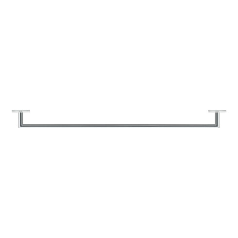 Duravit Badetuchhalter Karree 86,8x7cm, chrom